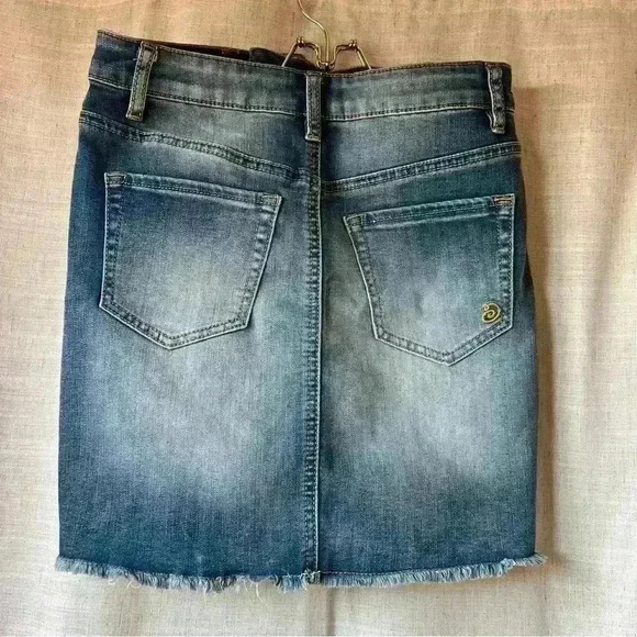 Indigo Rein | Mini Denim Jean Medium Wash Women Size 1 Indie Boho Spring Summer - Picture 5 of 7